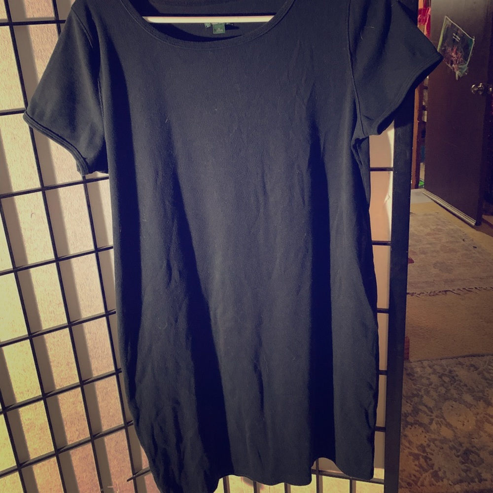 Black tunic top